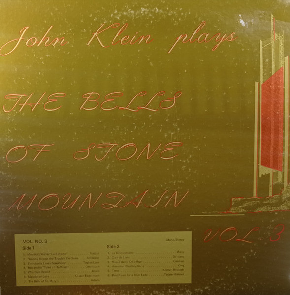 John Klein (2) - The Bells Of Stone Mountain Vol. III (LP)