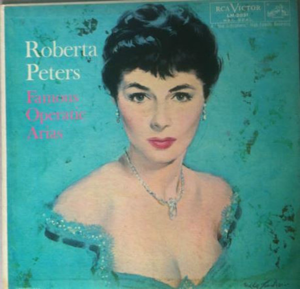 Roberta Peters, Rome Opera House Orchestra*, Vincenzo Bellezza, Jonel Perlea - Famous Operatic Arias  (LP, Mono)