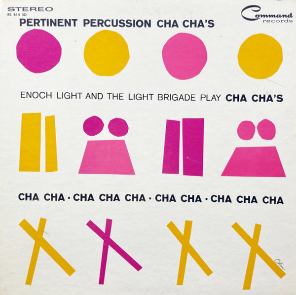 Enoch Light And The Light Brigade - Pertinent Percussion Cha Cha's (LP, Album, Gat)