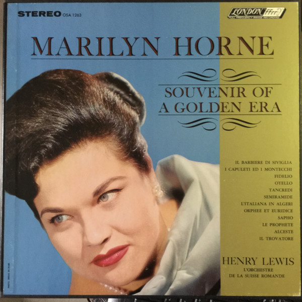 Marilyn Horne, Henry Lewis, L'Orchestre De La Suisse Romande - Souvenir Of A Golden Era (2xLP + Box)