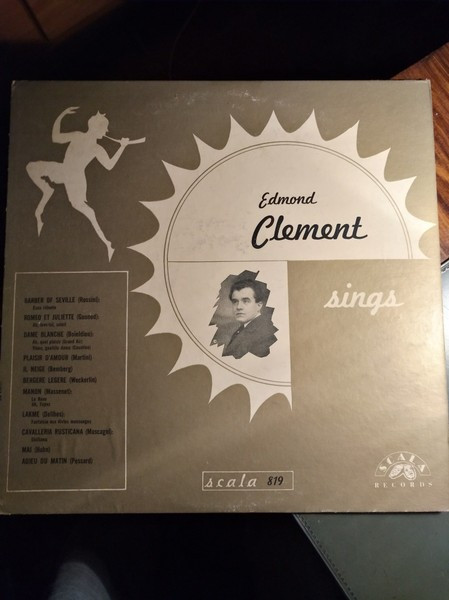 Edmond Clement - Sings (LP, Comp)