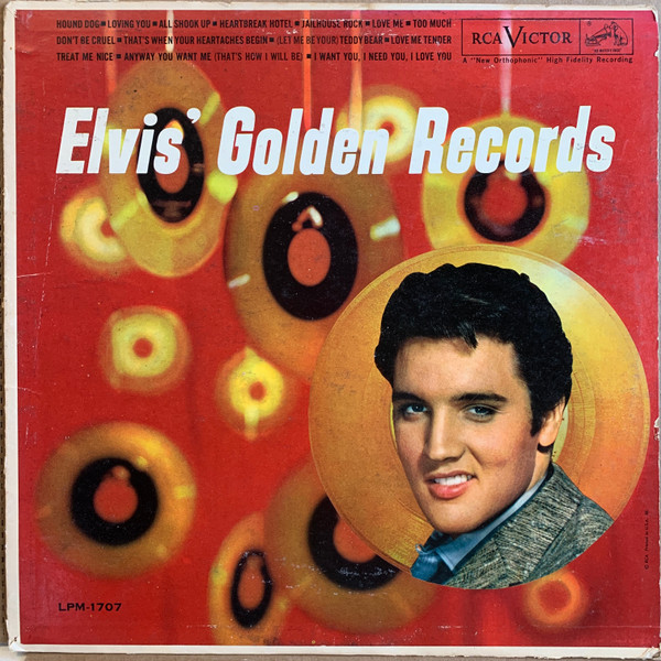 Elvis Presley - Elvis' Golden Records (LP, Comp, Mono, RE)