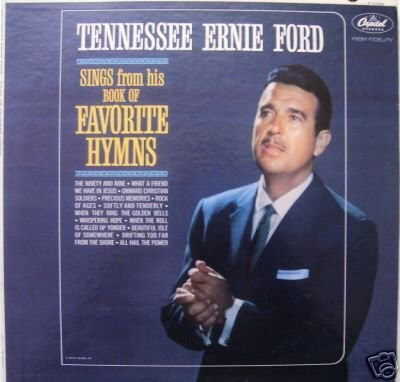 Tennessee Ernie Ford - Tennessee Ernie Ford Sings From His Book Of Favorite Hymns (LP, Album, Mono, Jac)