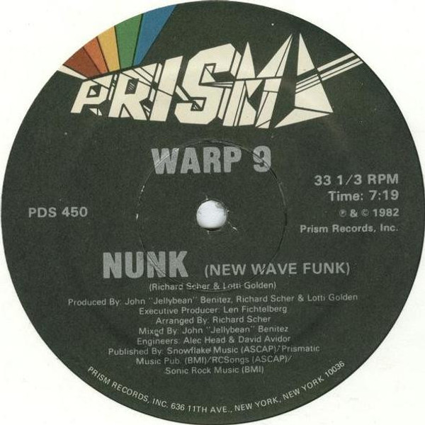 Warp 9 - Nunk (New Wave Funk) (12")