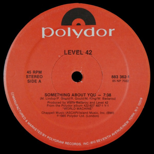 Level 42 - Something About You (12", HRM)