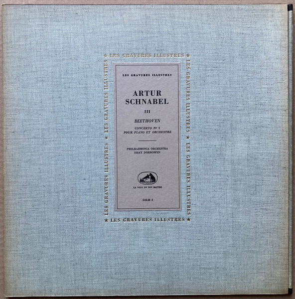 Artur Schnabel, Beethoven*, Philharmonia Orchestra, Issay Dobrowen - Concerto No 3 Pour Piano Et Orchestre (LP, Mono, Dow)