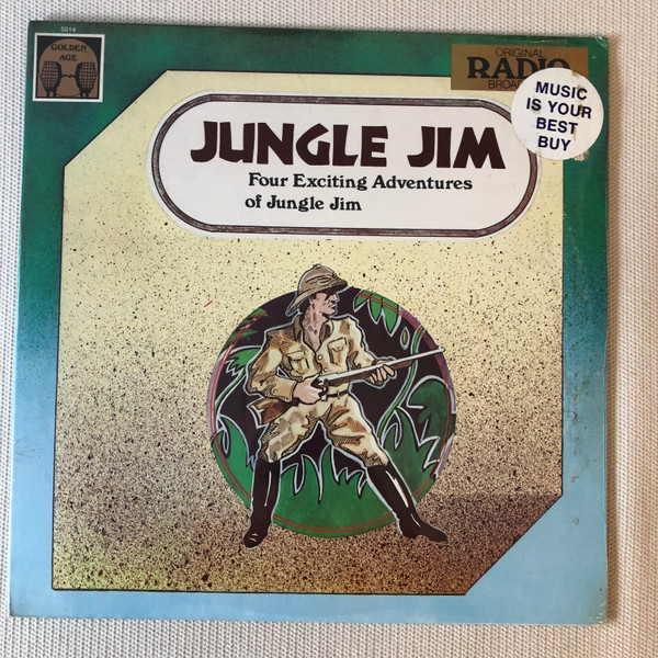 Jungle Jim (9) - Four Exciting Adventures Of Jungle Jim (LP, Comp)
