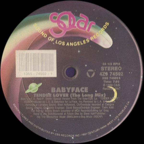 Babyface - Tender Lover (12")