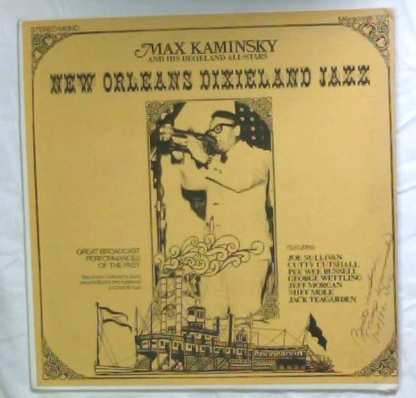 Max Kaminsky And His Dixieland All-Stars - New Orleans Dixieland Jazz (LP, Comp)