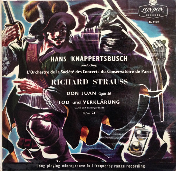 Richard Strauss - Hans Knappertsbusch Conducting L'Orchestre De La Société Concerts Du Conservatoire De Paris* - Don Juan Opus 20  / Tod Und Verklärung (Death And Transfiguration) Opus 24 (LP)