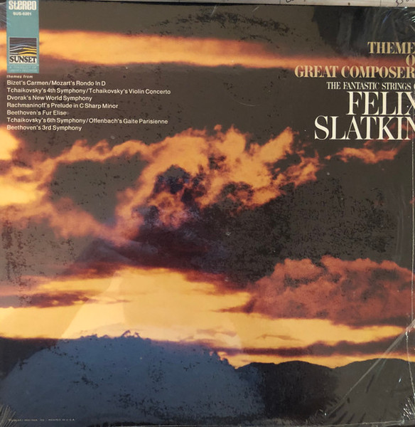 Tennessee Symphony Orchestra Conducted By Felix Slatkin - Themes Of Great Composers (LP)
