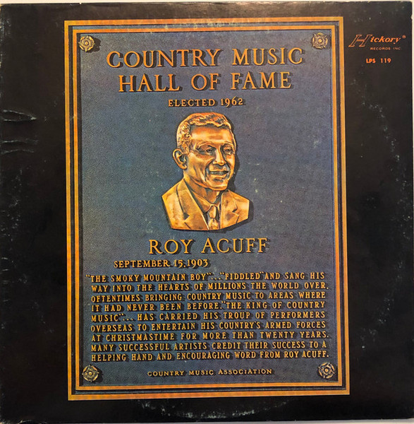 Roy Acuff - Country Music Hall Of Fame (LP, Comp, Ter)