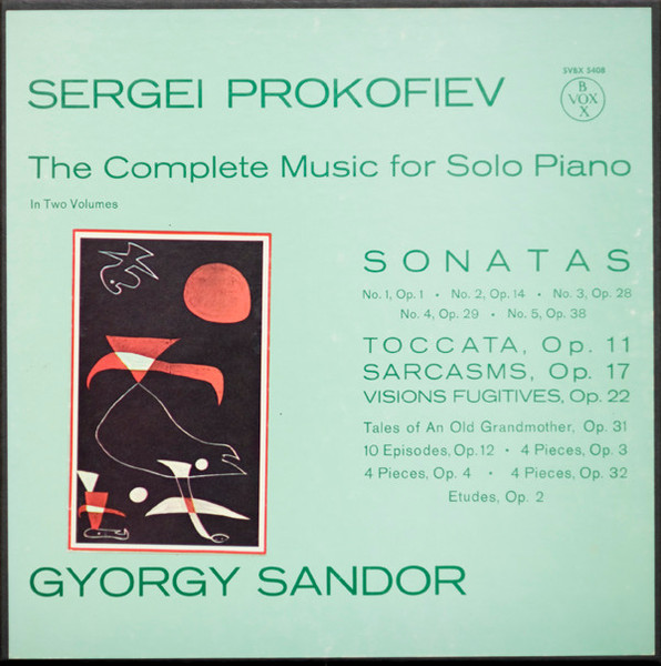 Sergei Prokofiev - Gyorgy Sandor* - The Complete Music For Solo Piano Volume I (3xLP, RE + Box)
