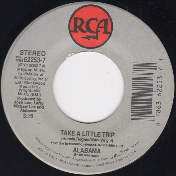 Alabama - Take A Little Trip / Pictures And Memories (7")