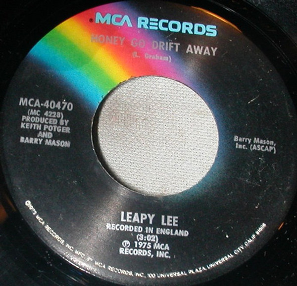 Leapy Lee - Honey Go Drift Away / Every Road Leads Back To You (7")