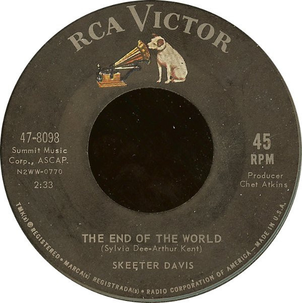 Skeeter Davis - The End Of The World (7", Roc)