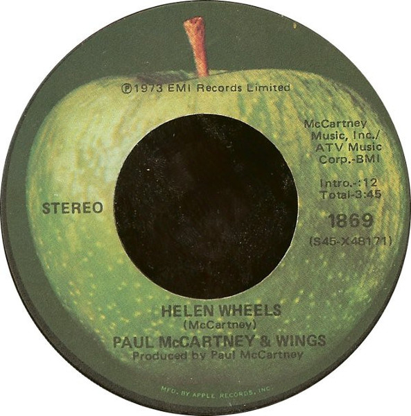 Paul McCartney & Wings* - Helen Wheels (7", Single, Win)