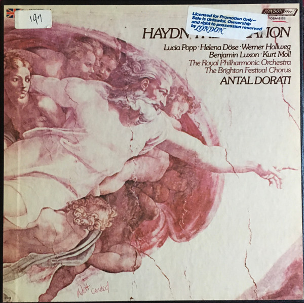 Joseph Haydn, Lucia Popp, Werner Hollweg, Kurt Moll, Benjamin Luxon, The Royal Philharmonic Orchestra, The Brighton Festival Chorus*, Antal Dorati - The Creation (2xLP + Box)