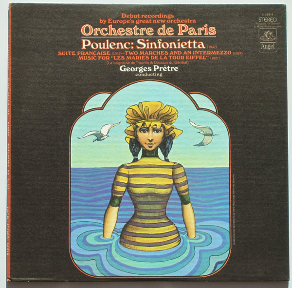 Poulenc* / Georges Prêtre Conducting Orchestre De Paris - Sinfonietta (LP, Album, Scr)