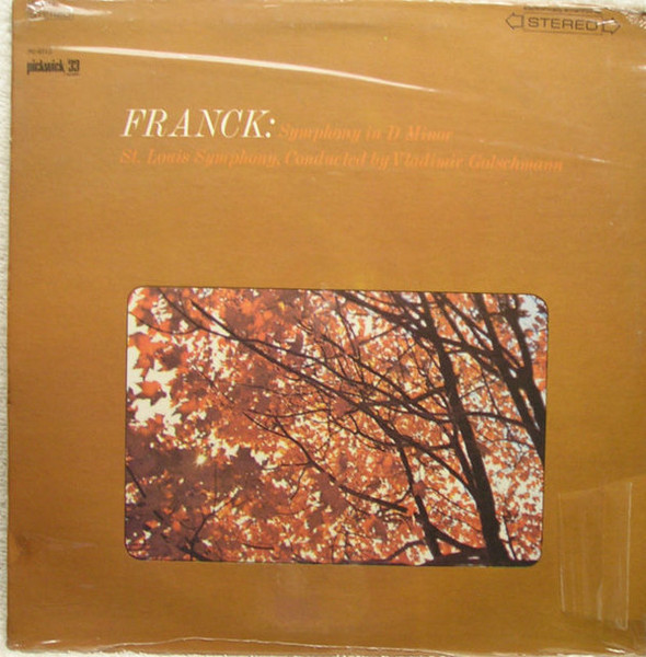 Franck* : St. Louis Symphony*, Vladimir Golschmann - Symphony In D Minor (LP)