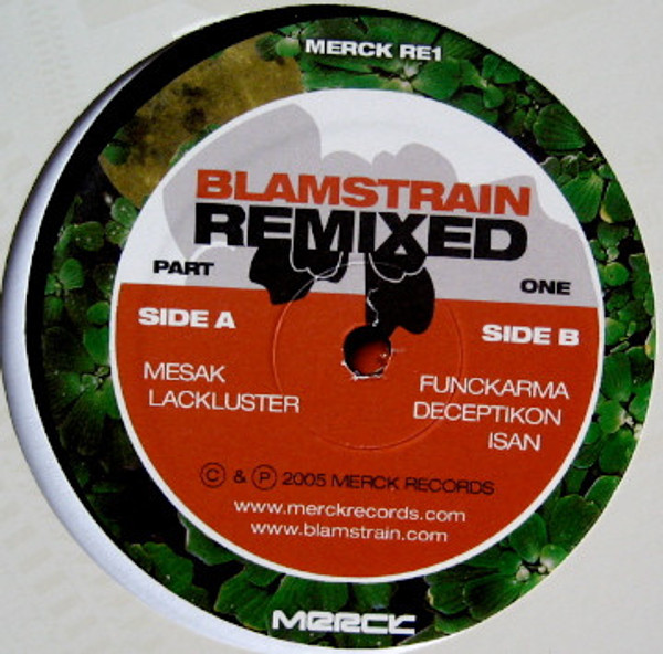 Blamstrain - Blamstrain Remixed Part One (12", Ltd, Pur)