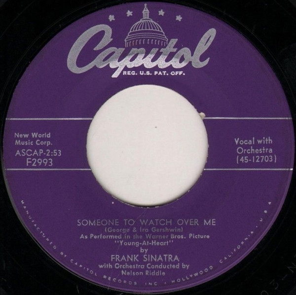 Frank Sinatra - Someone To Watch Over Me / You, My Love (7")