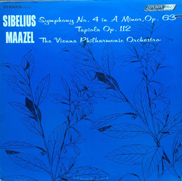 Maazel*, Sibelius*, Vienna Philharmonic* - Symphony No.4 / Tapiola (LP)