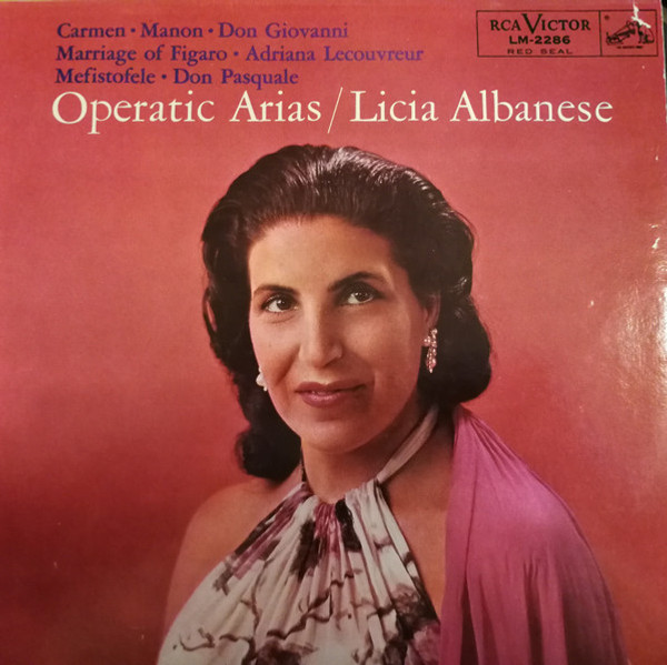 Licia Albanese - Operatic Arias (LP, Album)
