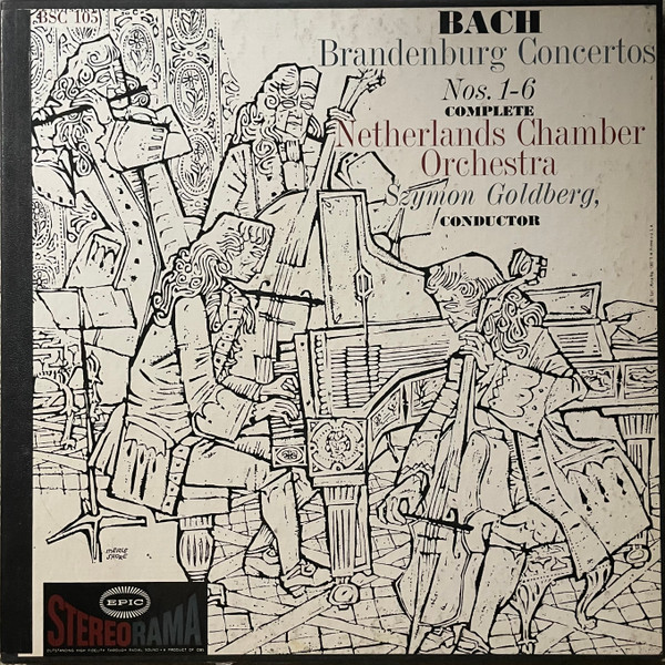 Bach* : Netherlands Chamber Orchestra, Szymon Goldberg - Bach: Brandenburg Concertos Nos. 1-6 Complete (2xLP, Album + Box)