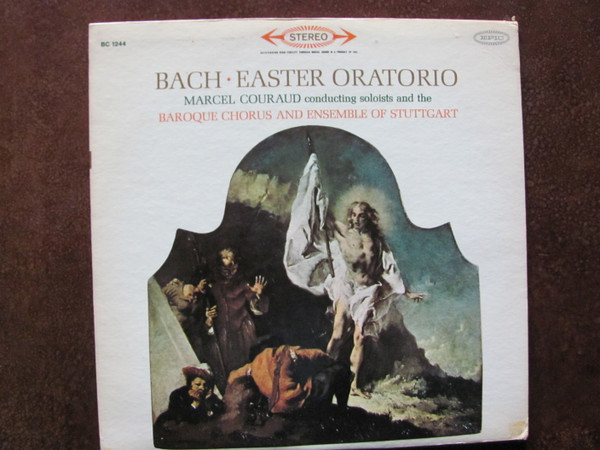 Bach*, Marcel Couraud, Baroque Chorus And Assembly Of Stuttgart - Easter Oratorio (LP)