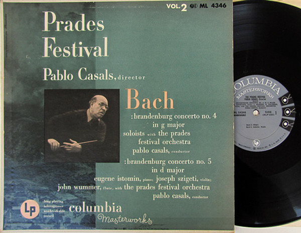 Bach* / Pablo Casals, Prades Festival Orchestra - Prades Festival - Vol. 2 (LP, Album, Mono, RP)