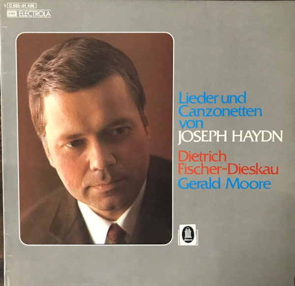 Joseph Haydn, Dietrich Fischer-Dieskau, Gerald Moore - Lieder Und Canzonetten Von Joseph Haydn (LP, RE)