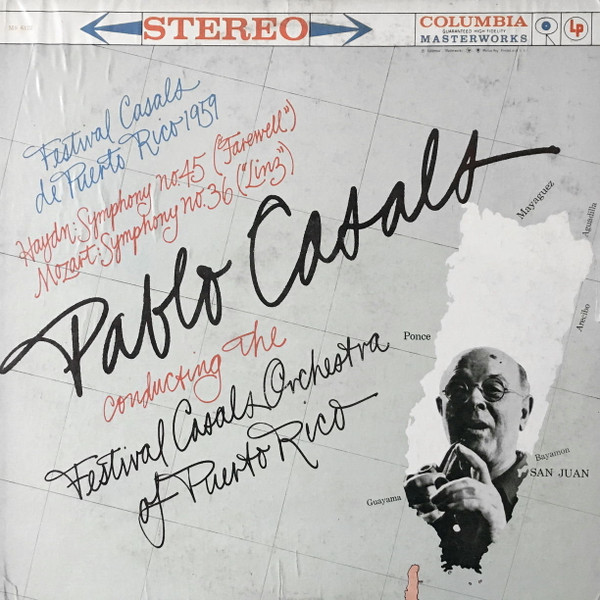 Pablo Casals - Festival Casals de Puerto Rico 1959 (12")