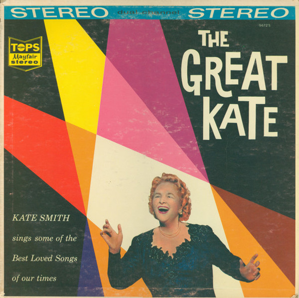 Kate Smith (2) - The Great Kate (LP, Album, Yel)