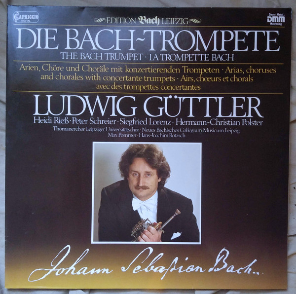 Johann Sebastian Bach, Ludwig Güttler - Die Bach-Trompete (LP, RE, Gat)