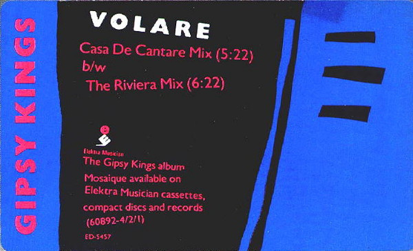 Gipsy Kings - Volaré (12", Promo)