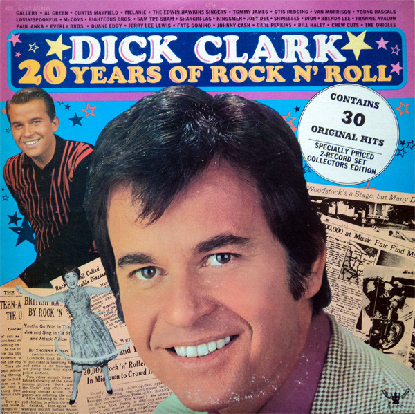 Dick Clark (2) - 20 Years Of Rock N' Roll (2xLP, Comp, Col)