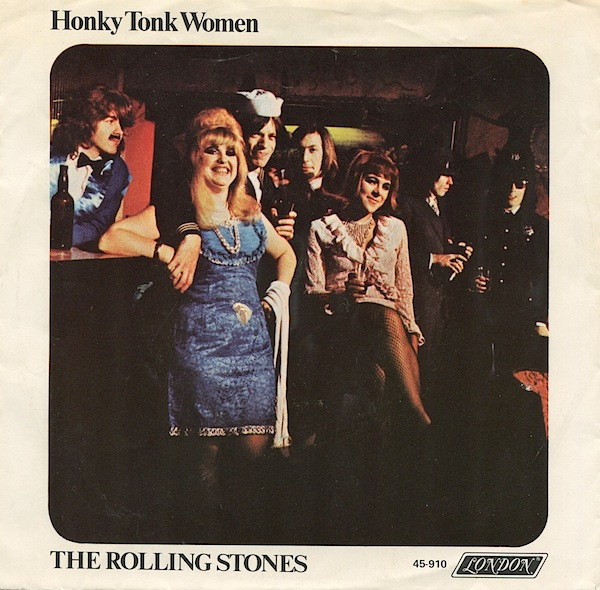 The Rolling Stones - Honky Tonk Women / You Can't Always Get What You Want (7", Single, Styrene, Pit)