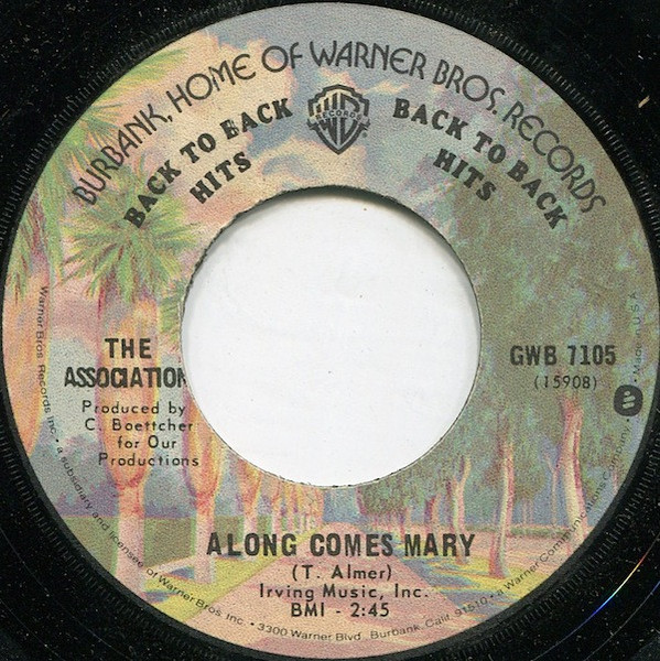 The Association (2) - Along Comes Mary / Cherish (7")