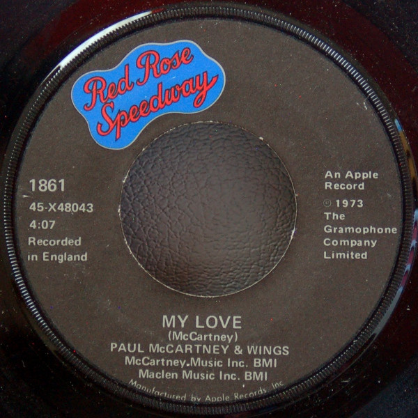 Paul McCartney & Wings* - My Love (7", Los)