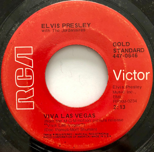 Elvis Presley - Viva Las Vegas / What'd I Say (7", Single, RE)