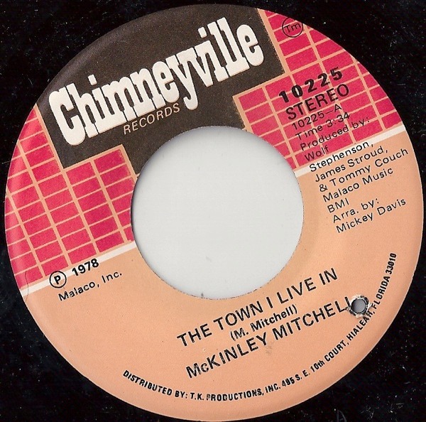 McKinley Mitchell - The Town I Live In (7")