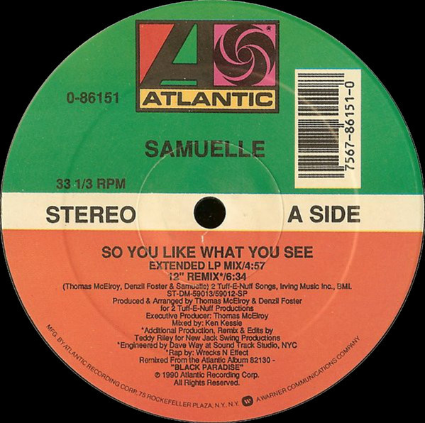 Samuelle* - So You Like What You See (12")
