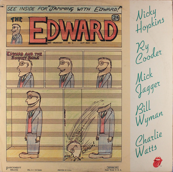 Nicky Hopkins, Ry Cooder, Mick Jagger, Bill Wyman, Charlie Watts - Jamming With Edward! (LP, Album, RI )