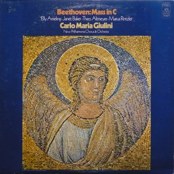 Beethoven* - Elly Ameling, Janet Baker, Theo Altmeyer, Marius Rintzler, New Philharmonia Chorus, New Philharmonia Orchestra, Carlo Maria Giulini - Mass In C (LP, Album)