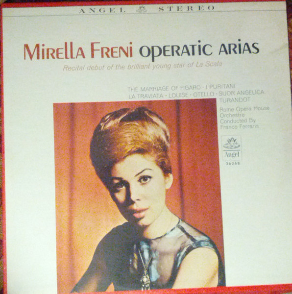 Mirella Freni, Rome Opera House Orchestra*, Franco Ferraris - Operatic Arias (LP)