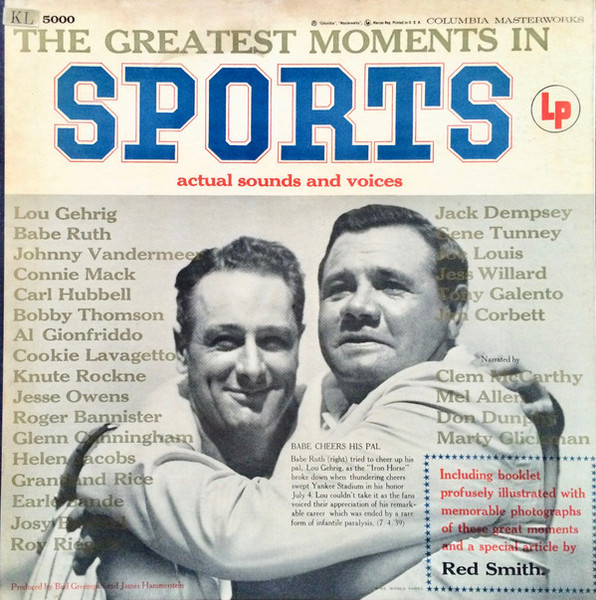 Various - The Greatest Moments In Sports (LP, RP)