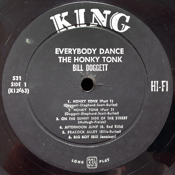 Bill Doggett - Everybody Dance The Honky Tonk (LP, Album, Mono)