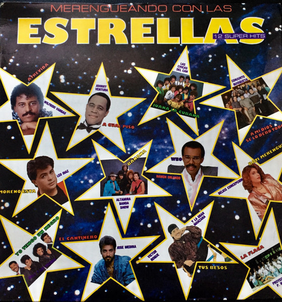Various - Merengueando Con Las Estrellas - 12 Super Hits (LP, Album)