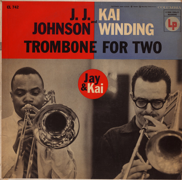 J.J. Johnson And Kai Winding - Trombone For Two (LP, Album, Pit)